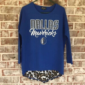 GameDay Couture Leopard Print Dallas Mavericks Basketball Shirt